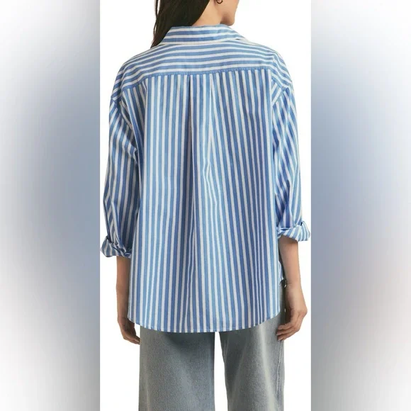 Favorite Daughter The Doors Always Open Stripe Shirt | Size M | EUC | (TC) - Picture 2 of 9